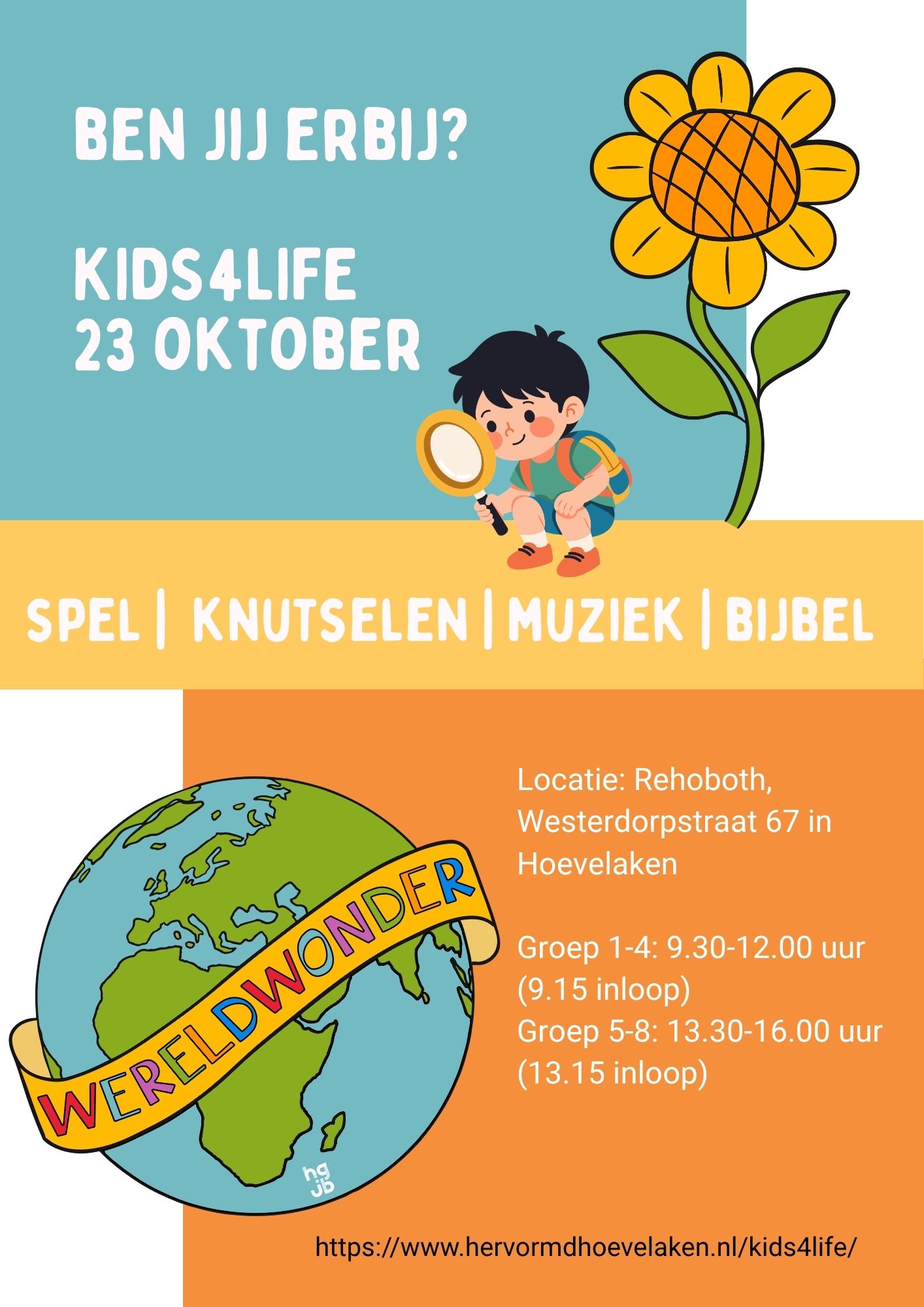 Uitnodiging Kids4Life 23 oktober 2026 Uitnodiging Kids4Life 23 oktober 2026