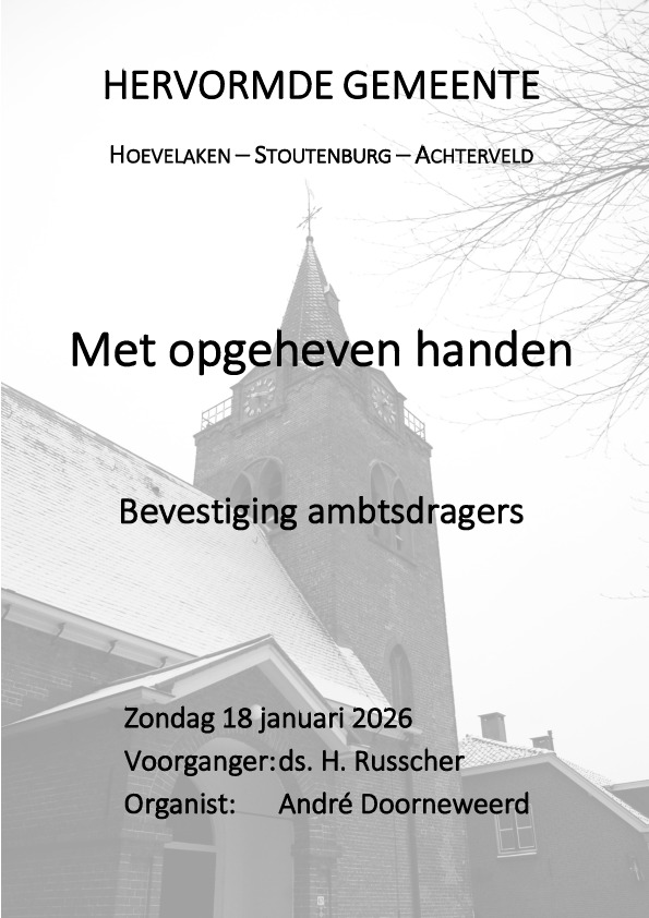 Liturgie bevestiging ambtsdragers Liturgie bevestiging ambtsdragers