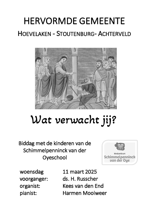Liturgie Biddag met SVDO Liturgie Biddag met SVDO